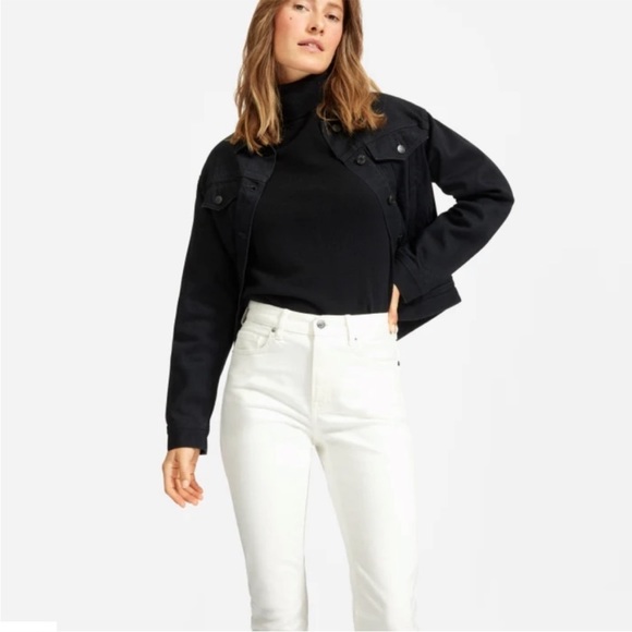 EVERLANE The High-rise Skinny Jean in Bone 26 white denim - Picture 4 of 8